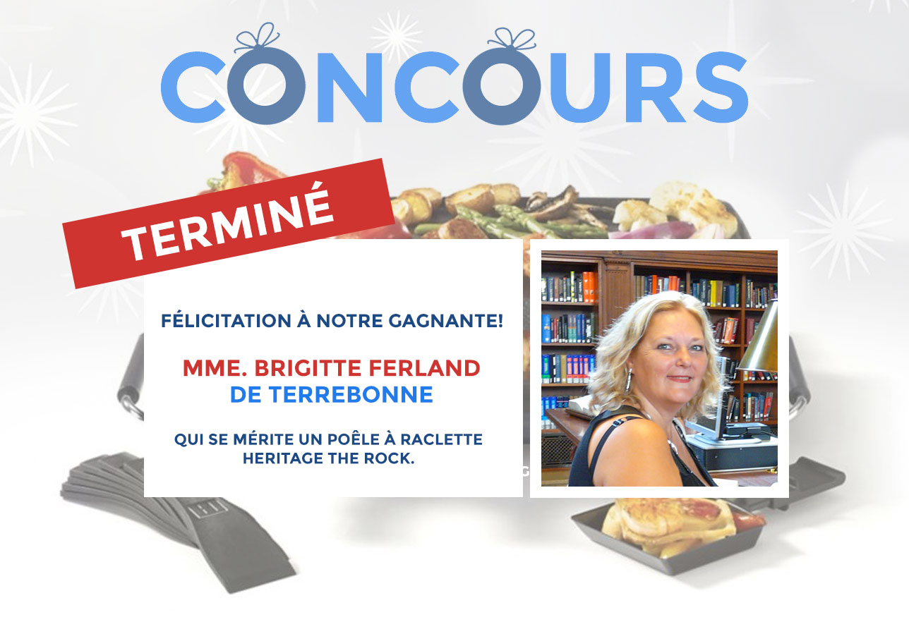 CONCOURS Gagnez votre poêle à raclette Heritage The Rock! Concours du Jour