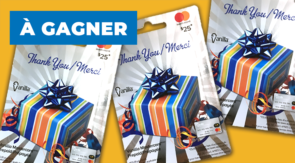 Concours Argent et Cartescadeaux Concours du Jour
