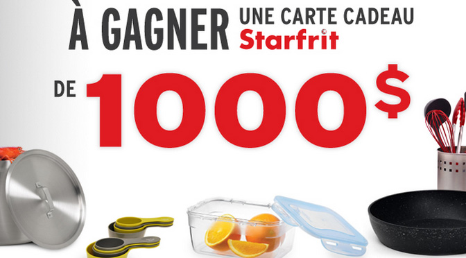 Concours Starfrit
