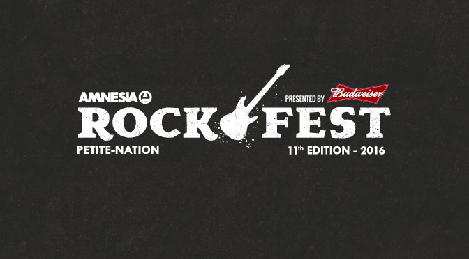 Concours Rockfest 2016 Billets et passe