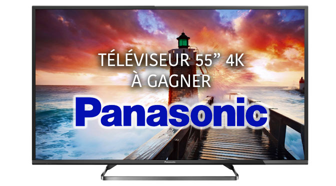 TV Panasonic 55 pouces à gagner Concours