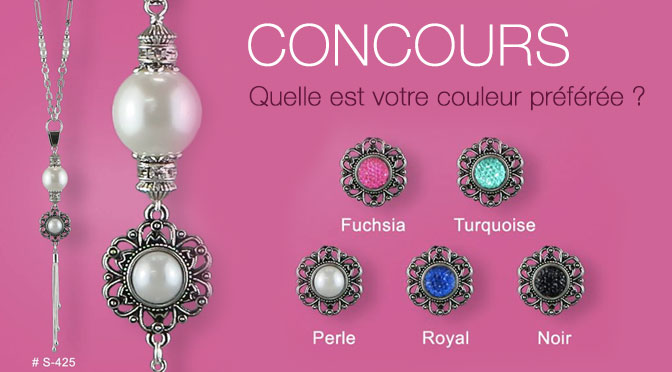 Concours Bijoux et colier Marie-Claire Carriere