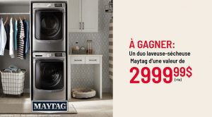 concours duo laveuse secheuse maytag