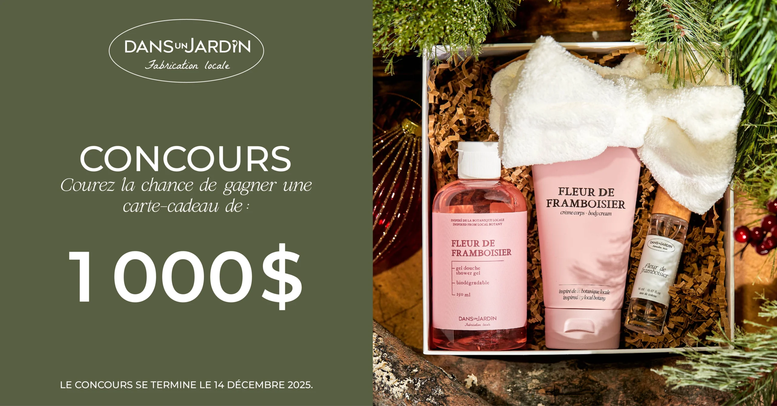 Concours Dans un Jardin carte-cadeau de 1000$ à gagner