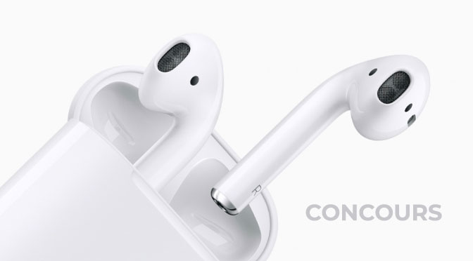 Concours écouteur Airpods Apple