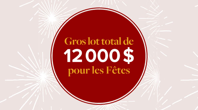 Concours Linen Chest des fêtes gros lot de 12000$