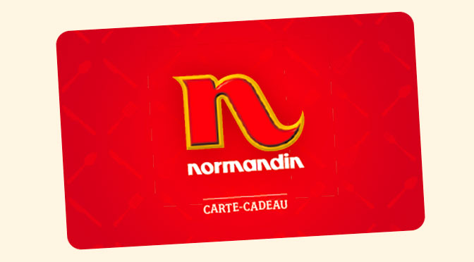 Concours Normandin Cartes-cadeaux
