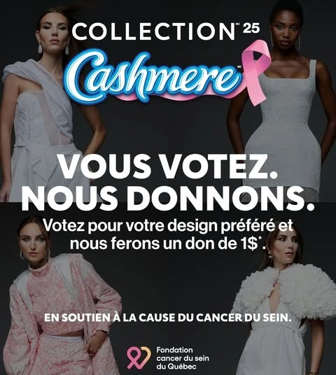 Cashmere collection vous votez, nous donnons