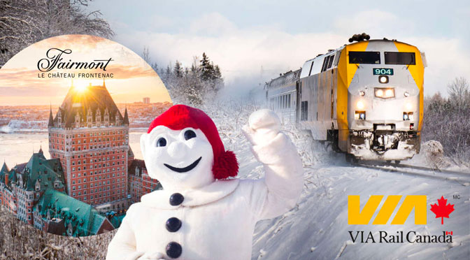 Concours Tout le monde a bord VIA Rail et Carnaval de Québec