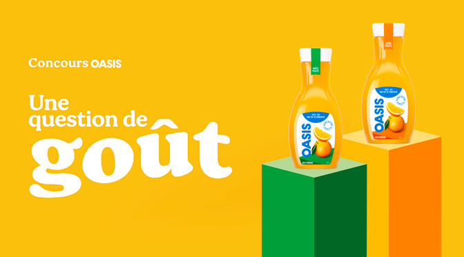 Concours Oasis une question de goût
