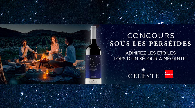 Concours sous les perséide La presse et Celeste