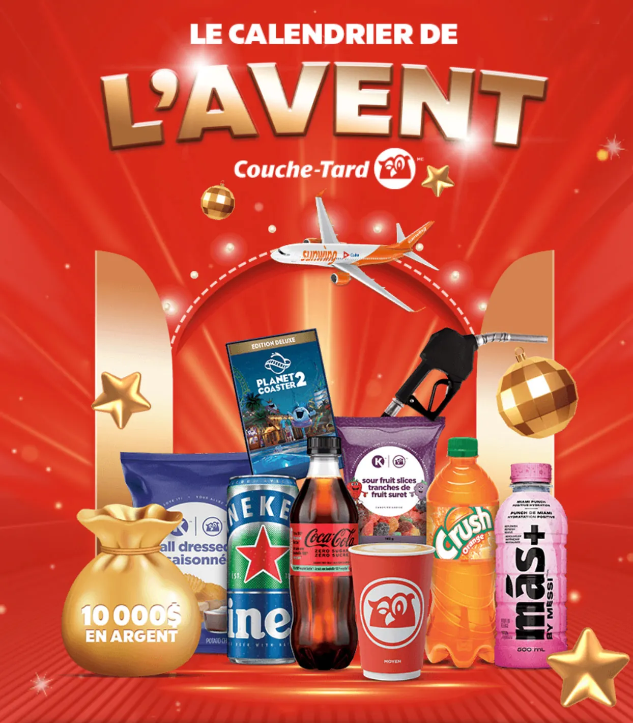 Concours Calendrier de l'avent Couche Tard 2024