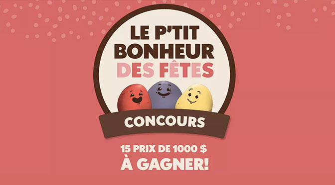 Concours 15X1000$ d’épicerie à gagner avec The Little Potato