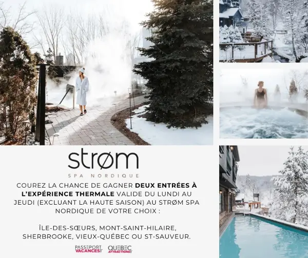 concours spa strom - passeport vacances - 2 entrées spa