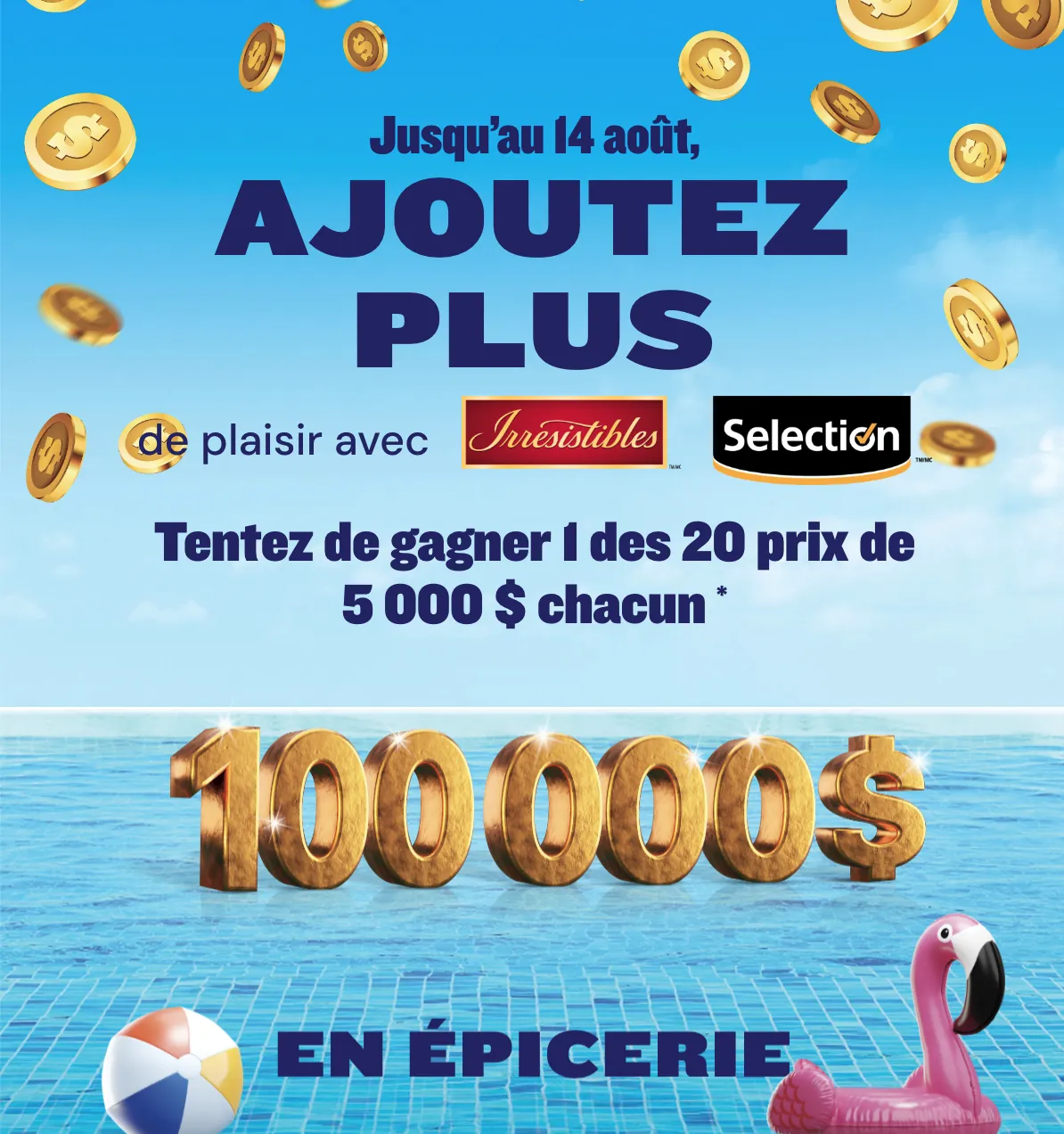 Concours Ajoutez plus de Plaisir avec Irrésistible et Sélection