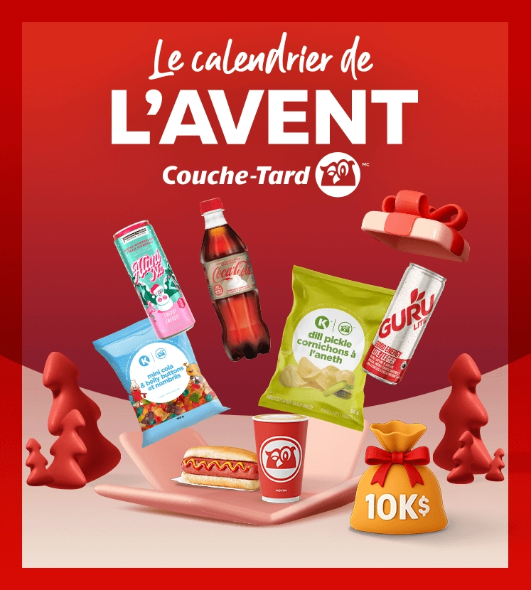 Concours Calendrier de l'avent Couche Tard 2025