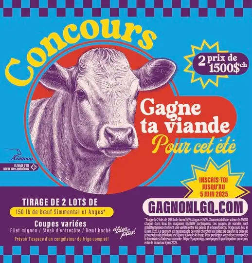 gagnez 150lb de boeuf avec Gagnon
