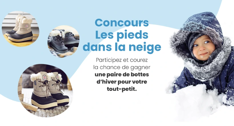 concours bottes d'hiver enfant