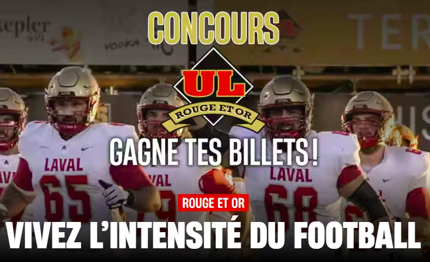 gagnez des billets pour les matchs du Rouge et Or