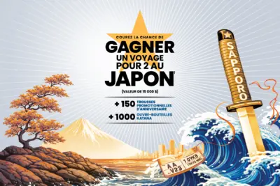 gagnez un voyage au Japon grâce à Sapporo