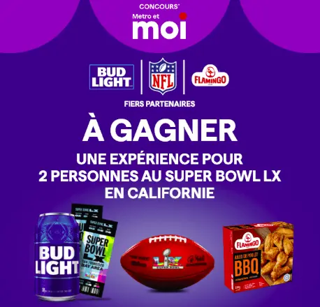 Concours superbowl Metro