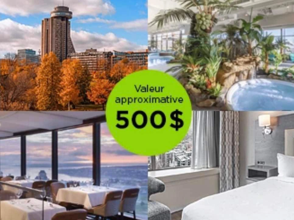 Gagnez une escapade romantique à l'Hôtel Le Concorde Québec!