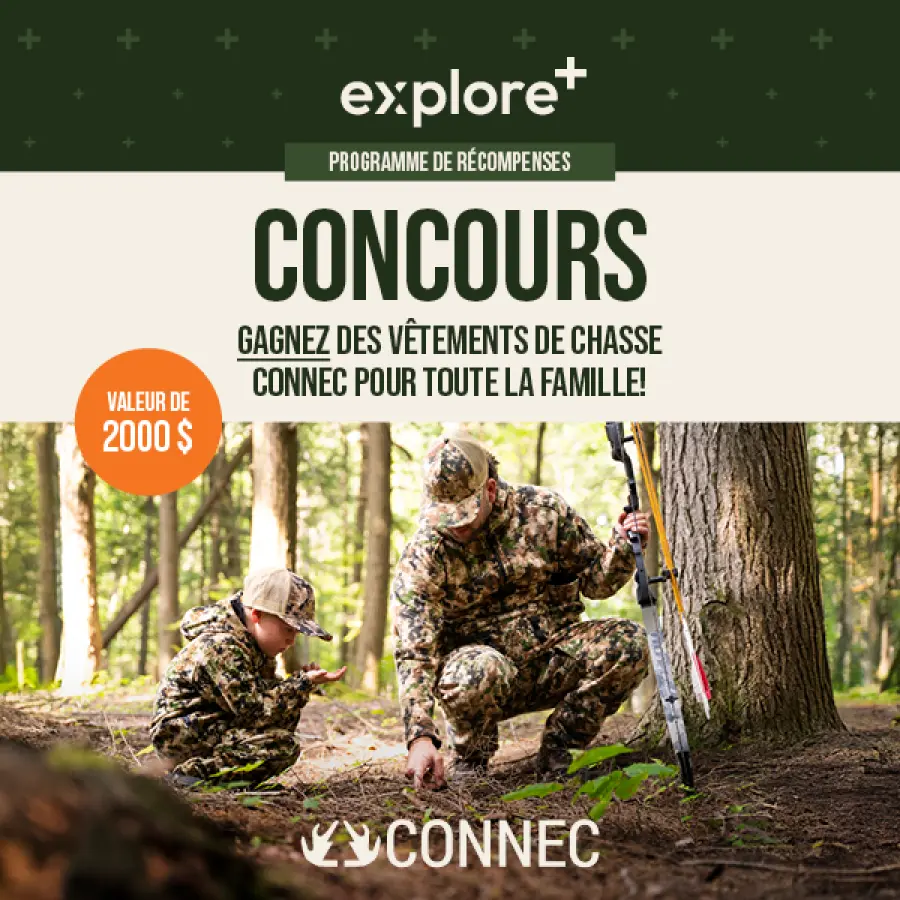 Gagnez des ensembles de chasse Connec d'une valeur de 2000$