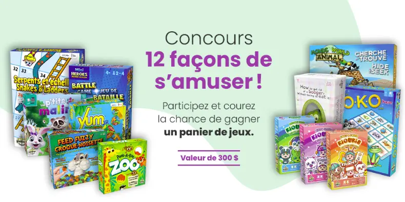 Concours 12 façons de s'amuser avec Naître et grandir