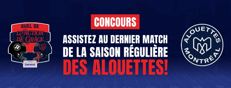 Concours Alouettes de Montréal forfait VIP