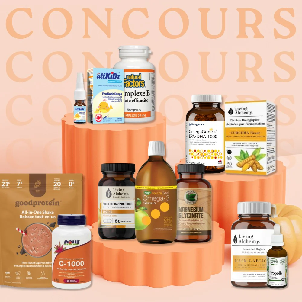Gagnez 1000$ de produits santé