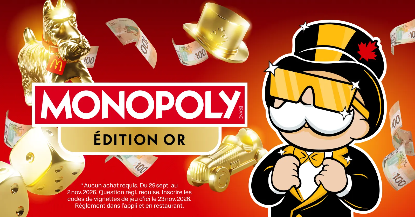 Concours Monopoly Edition Or McDonald 2026