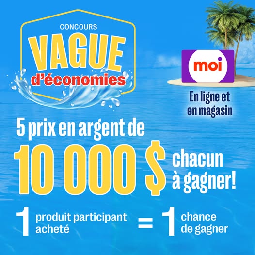Concours vague d'économies Jean Coutu