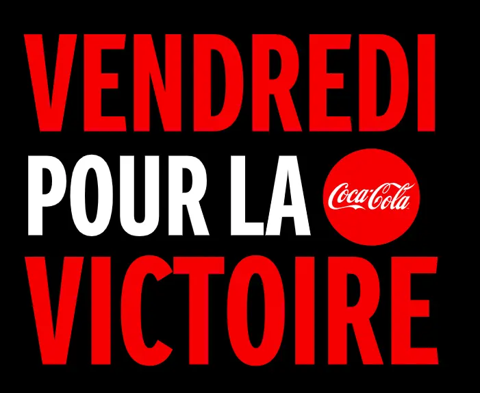 Vendredi pour la victoire Coca-Cola