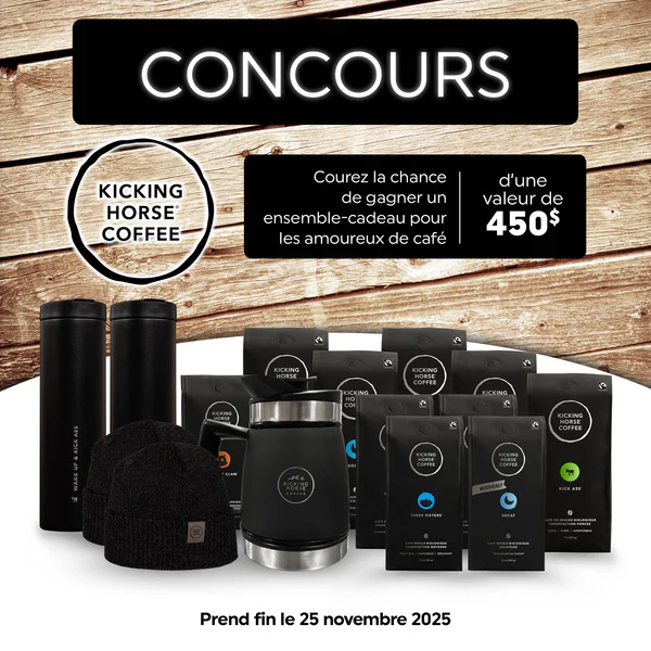 Gagnez un ensemble cadeau de 450$ avec la Boîte à grains