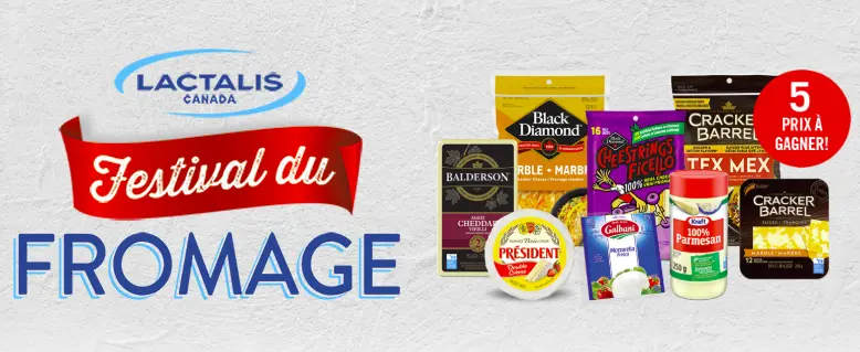 Festival du fromage gagnez un an de fromage