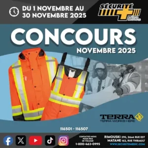 Gagnez un ensemble de vêtements de sécurité
