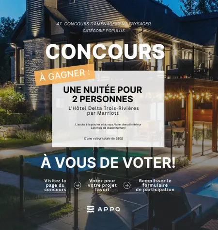 votez pour le plus beau jardin du Québec et gagnez