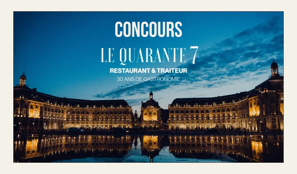 gagnez plusieurs prix avec le concours quarante 7