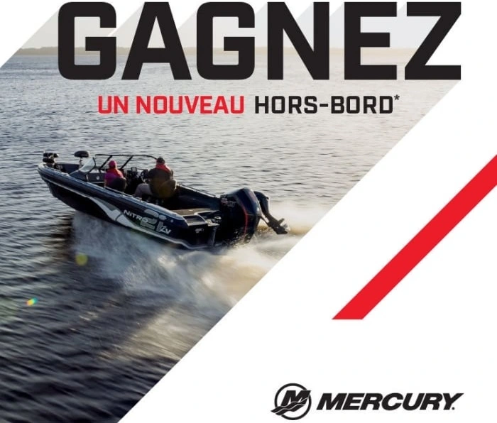 Gagnez un moteur hors-bord avec Mercury Marine