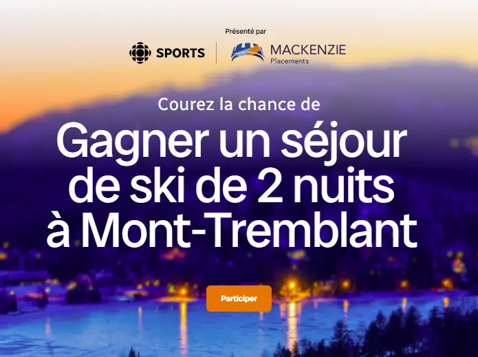 Gagnez un séjour en ski avec Radio-Canada et Mackenzie