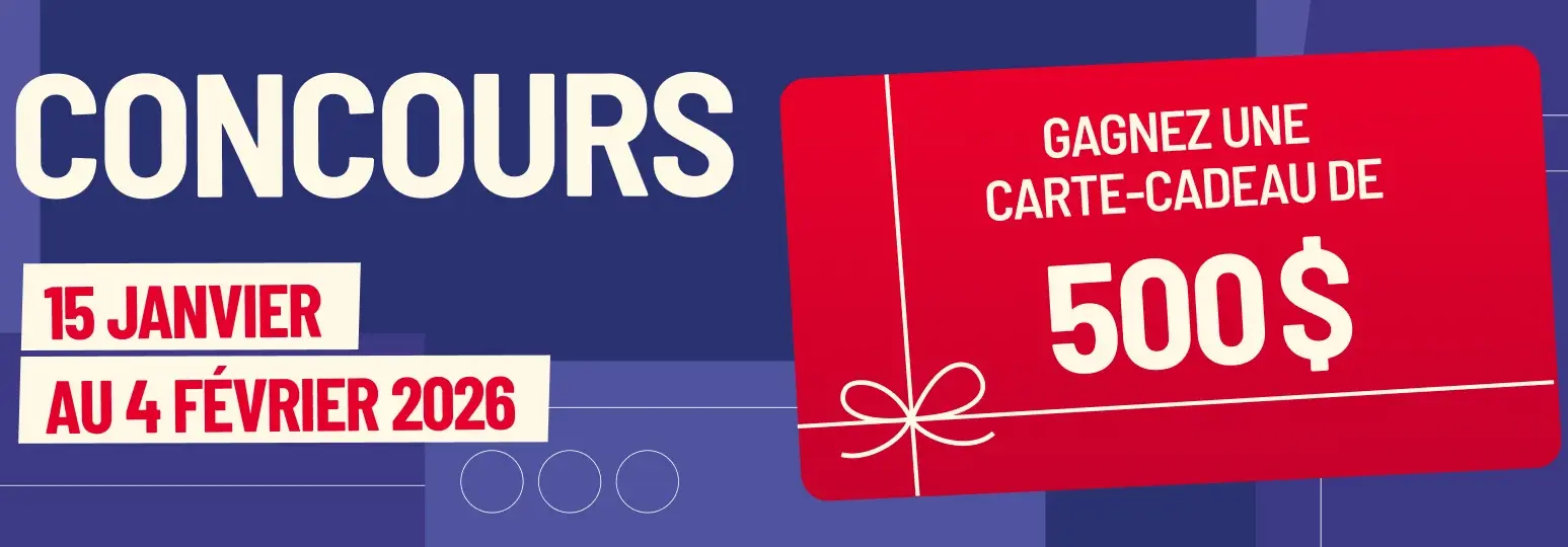 Gagnez une carte-cadeau Corbeil de 500$