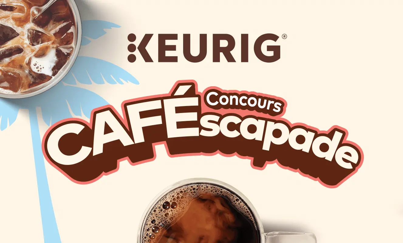 concours cafescapade Keurig