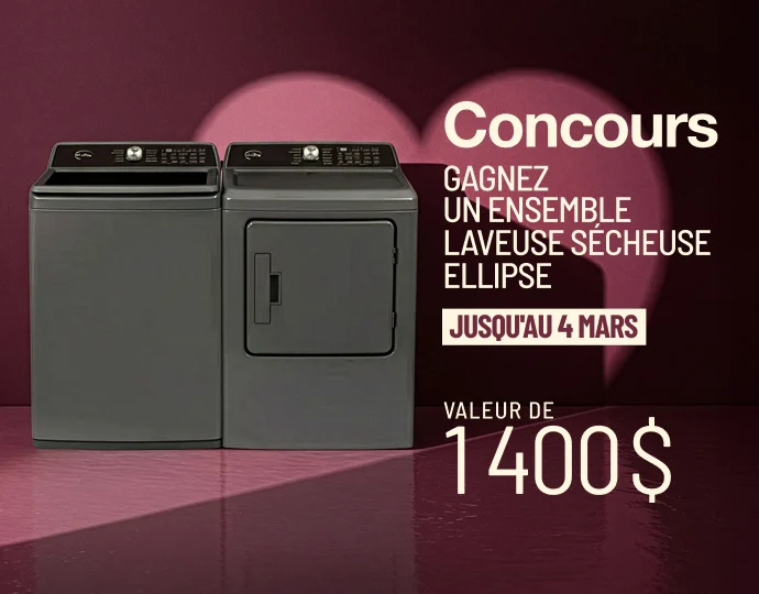 gagnez un ensemble laveuse sécheuse avec Corbeil