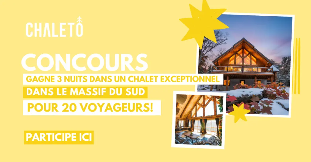 concours chalet pour 20 avec Nightlife