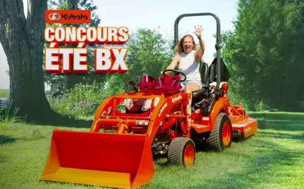 gagnez une location de tracteur pendant 3 mois