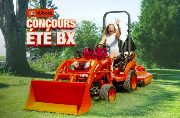 gagnez une location de tracteur pendant 3 mois