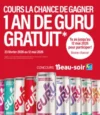 concours gagnez un an de Guru avec Beau-Soir