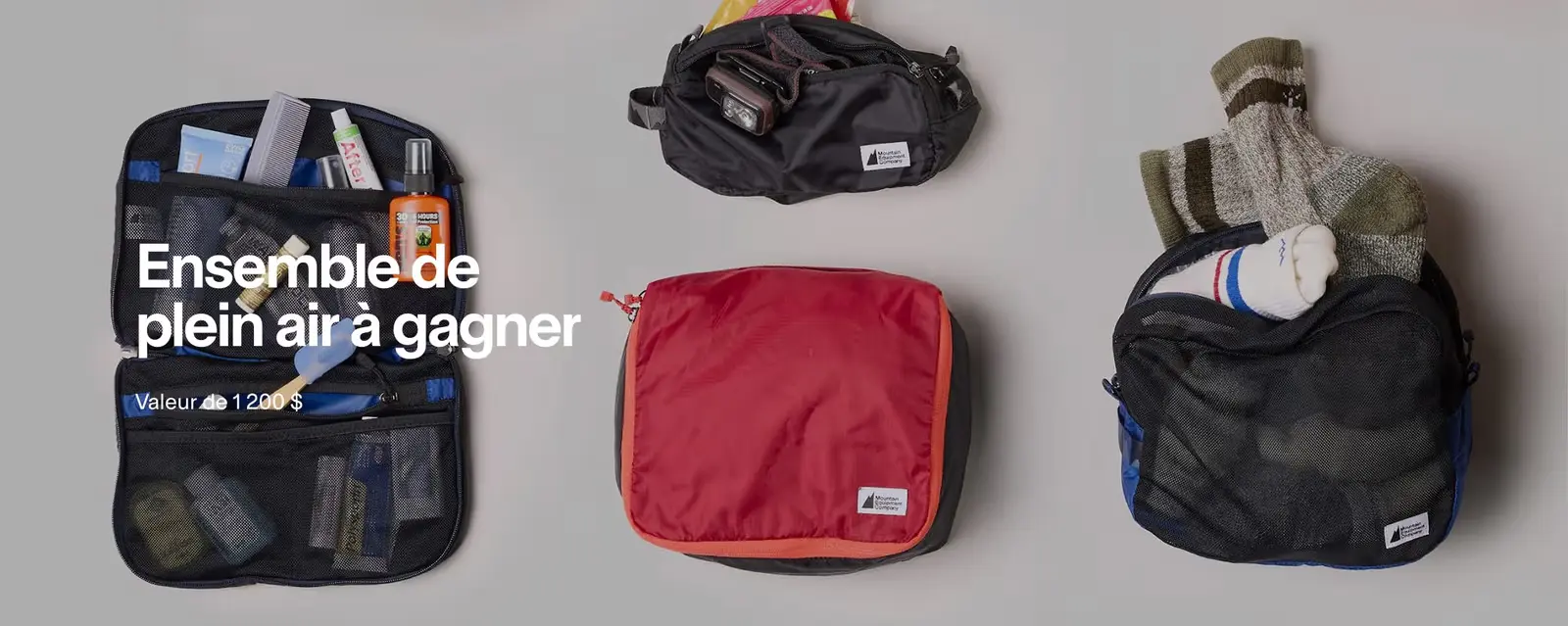 gagnez un ensemble plain air MEC