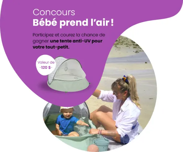 gagnez une tente anti-UV pour bébé
