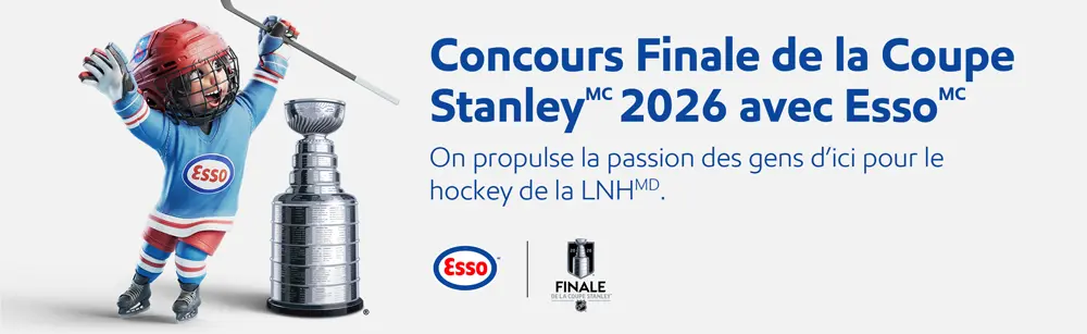 gagnez un voyage coupe stanley 2026 avec Esso